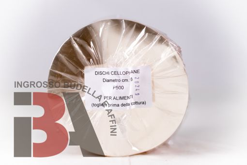 Picture of DISCHI PT 50 Ø 130 MM PER HAMBURGER IN CELLOPHANE CONF KG 1