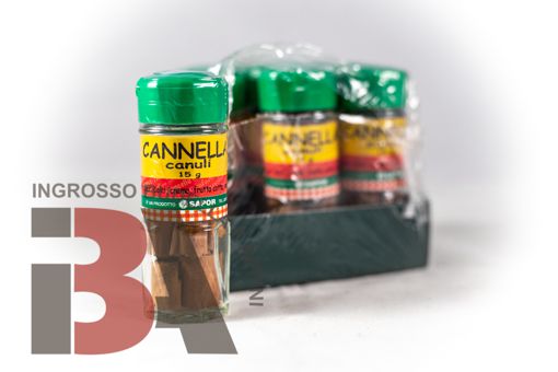 Picture of VASETTO VETRO CANNELLA CANULI 15 gr SAPOR