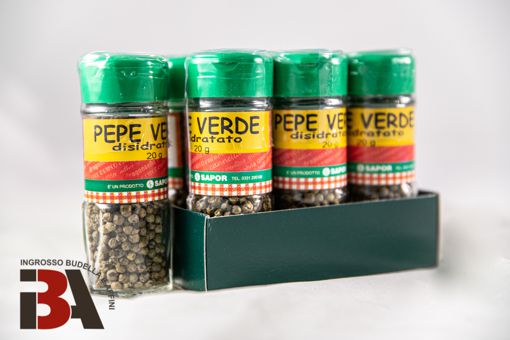 Immagine di VASETTO VETRO PEPE VERDE 20 gr SAPOR