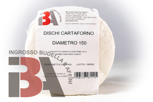 Immagine di DISCHI CARTA FORNO Ø 150 MM PER HAMBURGER CONF KG 0,5