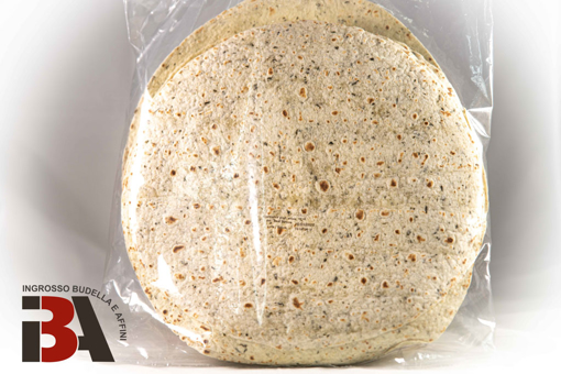 Immagine di TORTILLAS DI GRANO AGLI SPINACI Ø 30 CM CONF DA 10 PZ